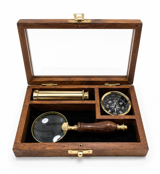 Ahşap Kutulu Set